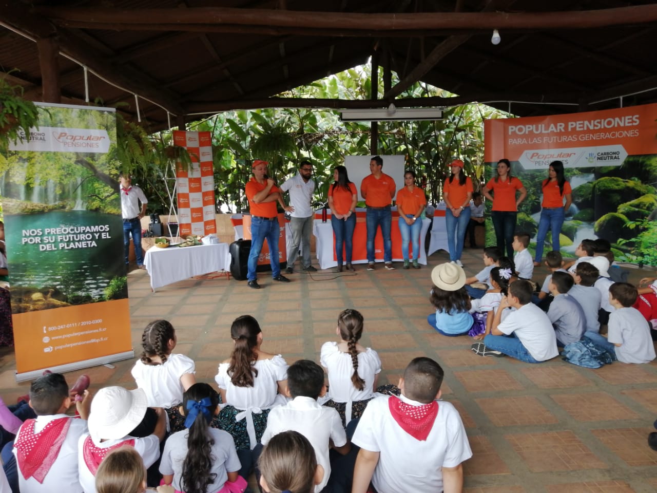 Popular Pensiones. Aporte en Escuelas