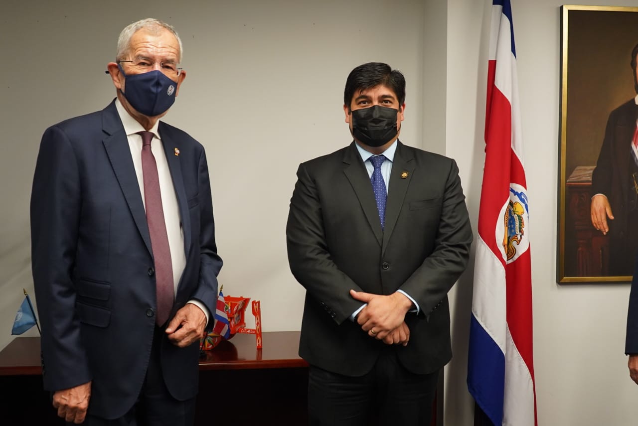 Reunión bilateral con presidente de Austria, Alexander Van Der Belle
